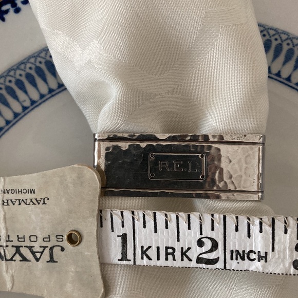 Sterling Arts & Crafts Napkin Rings - Picture 3 of 5